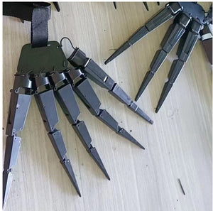 Spine-Chilling Articulated Skeleton Finger Gloves