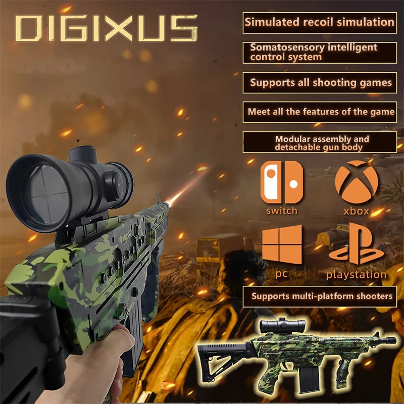 Somatosensory Game Controller with Scope: Multi-Platform Motion Aiming