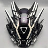 Cyberpunk Helmet Shinobi Mask: Robot Samurai Armor with LED Light
