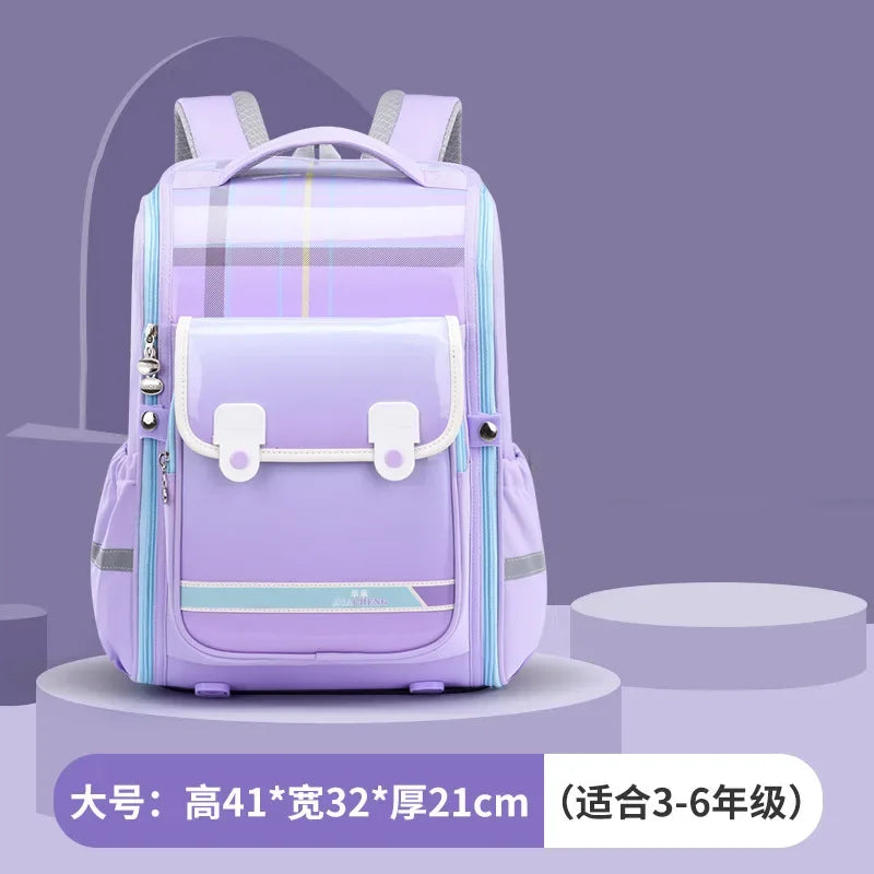 Kids Orthopedic School Backpack: Waterproof Primary Schoolbag