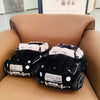 Fun & Fuzzy Car Shape Plush Slippers