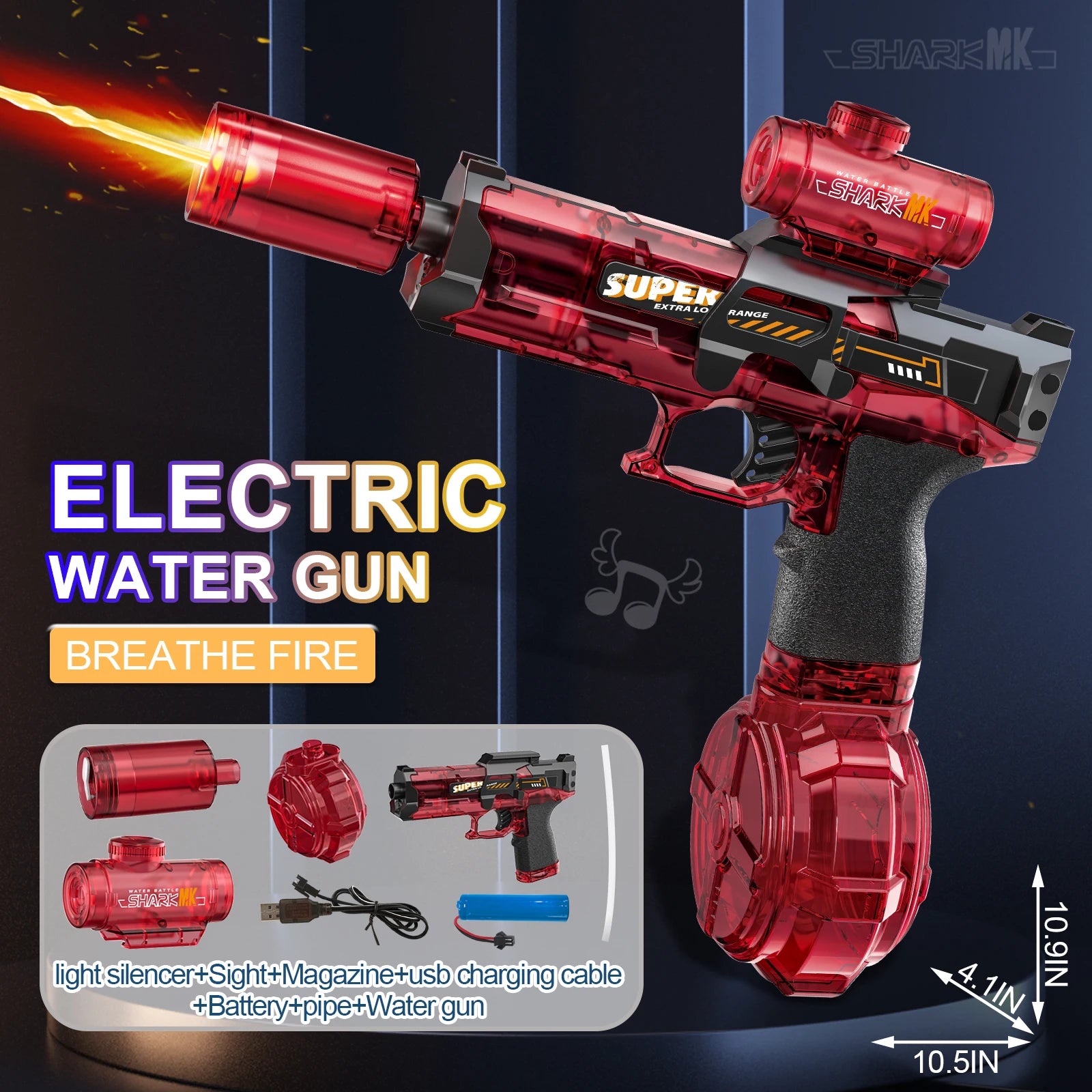 High-Pressure Electric Water Gun: Automatic Summer Fun Toy