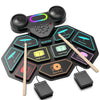 9-Pad Portable Electronic Drum Kit