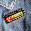 EmotionTrend Pins: Social Battery Mood Tracker Enamel Metal Brooch Badges, Fashion Jewelry Accessory Gift