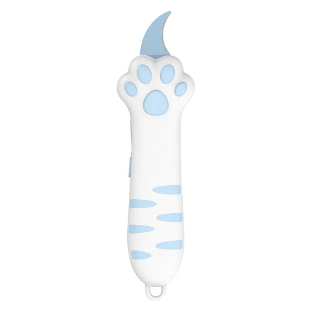 Cute Cat Paw Sharp Box Cutter: Mini Portable Cat Claw Utility Knife