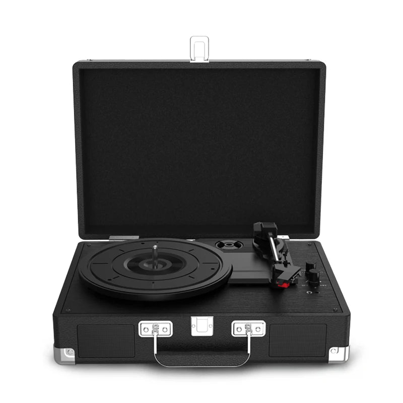 Maio Vintage Gramophone: Belt-Driven Turntable with Built-in Speakers