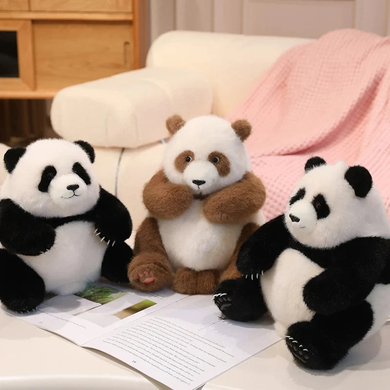 Cute Zoo Panda Plush Toy: 35cm Kawaii Stuffed Animal