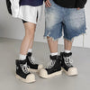ChunkShell Elevate Sneakers: Big Head Canvas Thick Sole High Top Sneakers