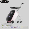 KO-KU Kid’s Multifunctional Detachable Suitcase & Stroller – 20-Inch Ride-On Travel Luggage with Guardrail