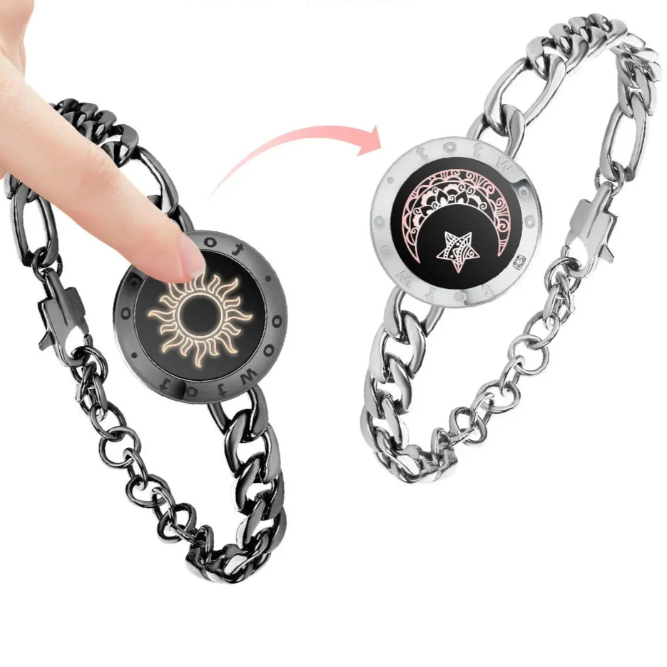 TOTWOO Long-Distance Touch Bracelets for Lovers