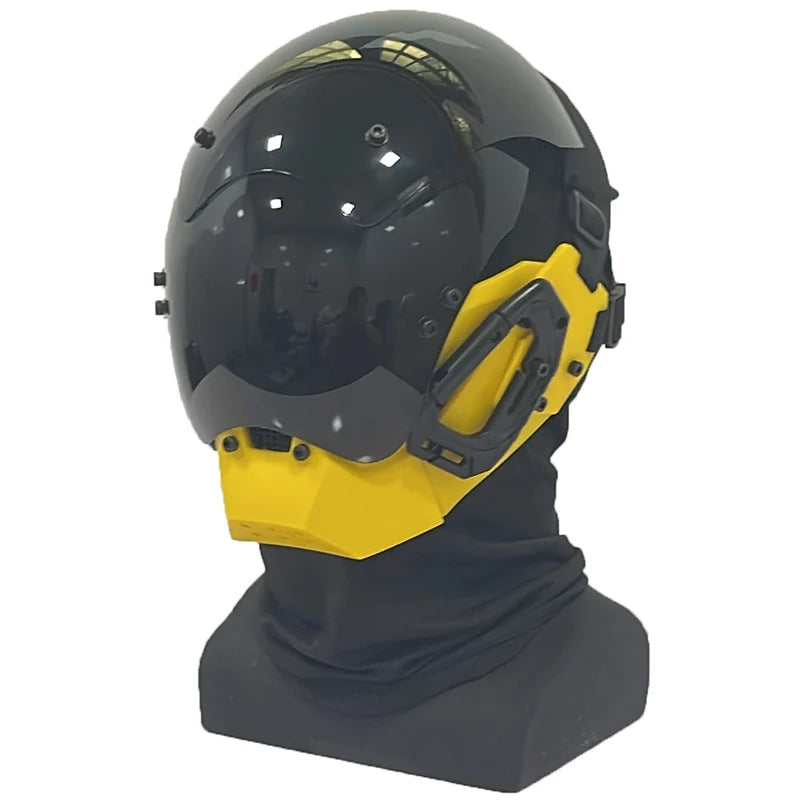 Cyberpunk Mask: Robocop-Style Futuristic Standard Model for Cosplay & Parties