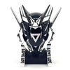 Cyberpunk Helmet Shinobi Mask: Robot Samurai Armor with LED Light