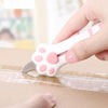 Cute Cat Paw Sharp Box Cutter: Mini Portable Cat Claw Utility Knife