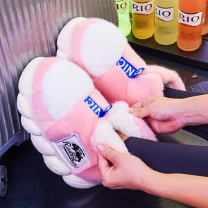 Women's Winter Warm Plush House Slipper Shoes