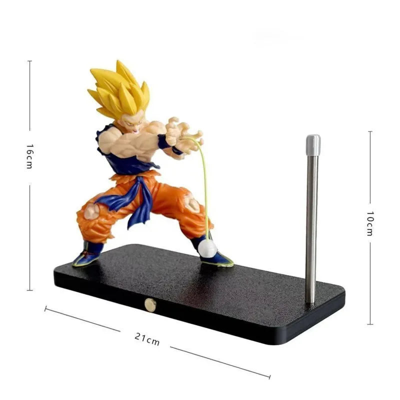 Son Goku & Vegeta Kamehameha Lamp Figure: Dragon Ball Magnetic Levitation Night Light