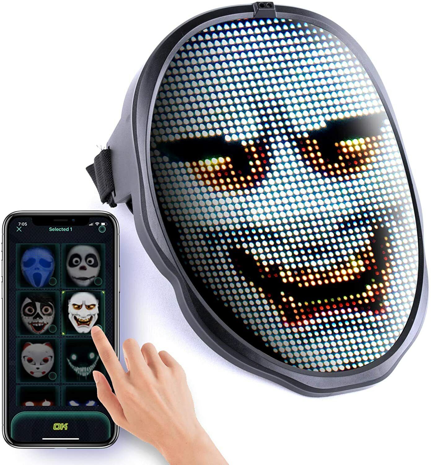 SparkGlow Smart LED Mask