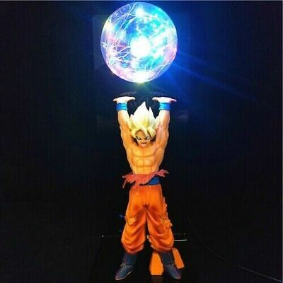 Dragon Ball Z Son Goku and Broly Action Figure Set | Super Saiyan LED Lamp