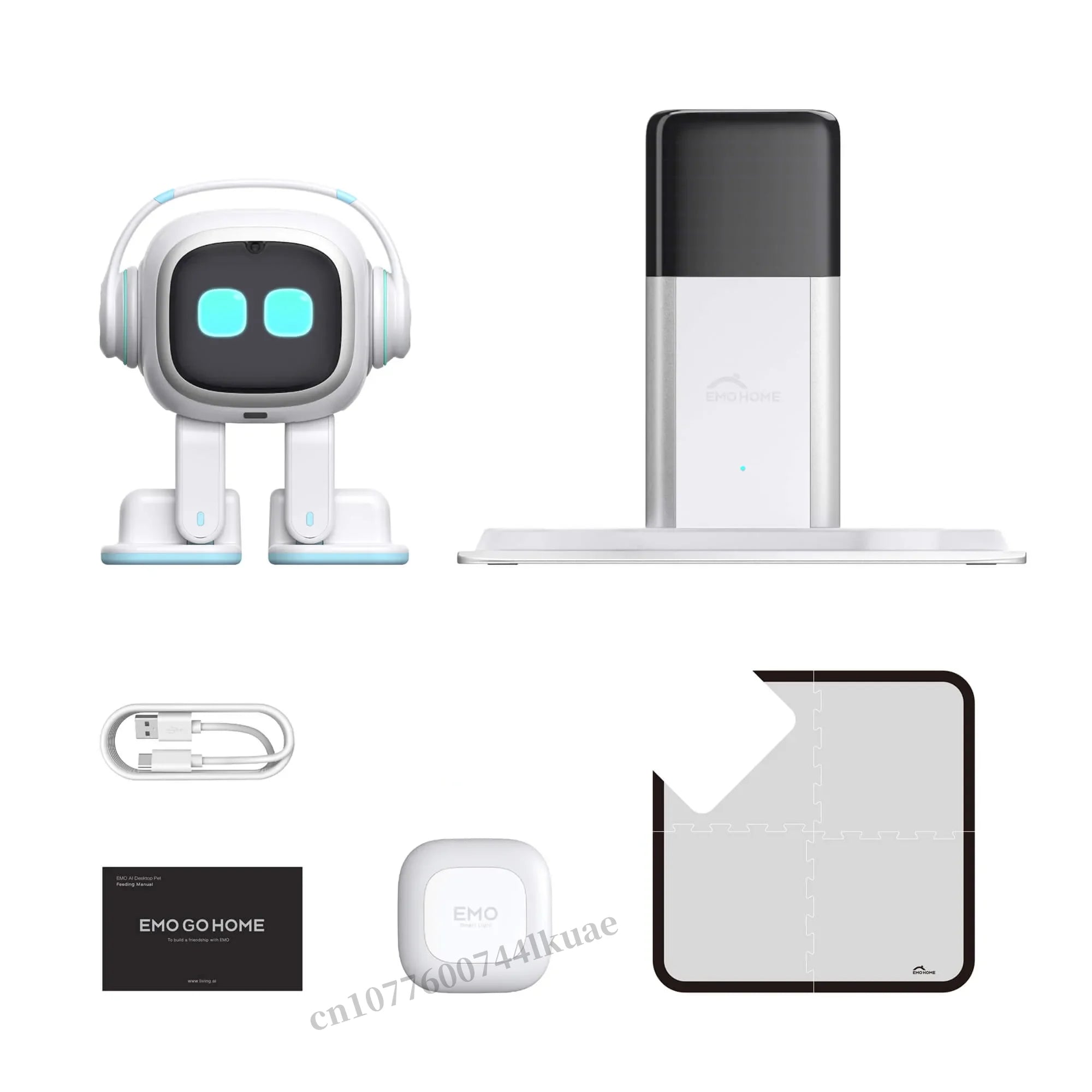 Emo Intelligent AI Robot Pet: Smart Voice-Controlled Desktop Companion