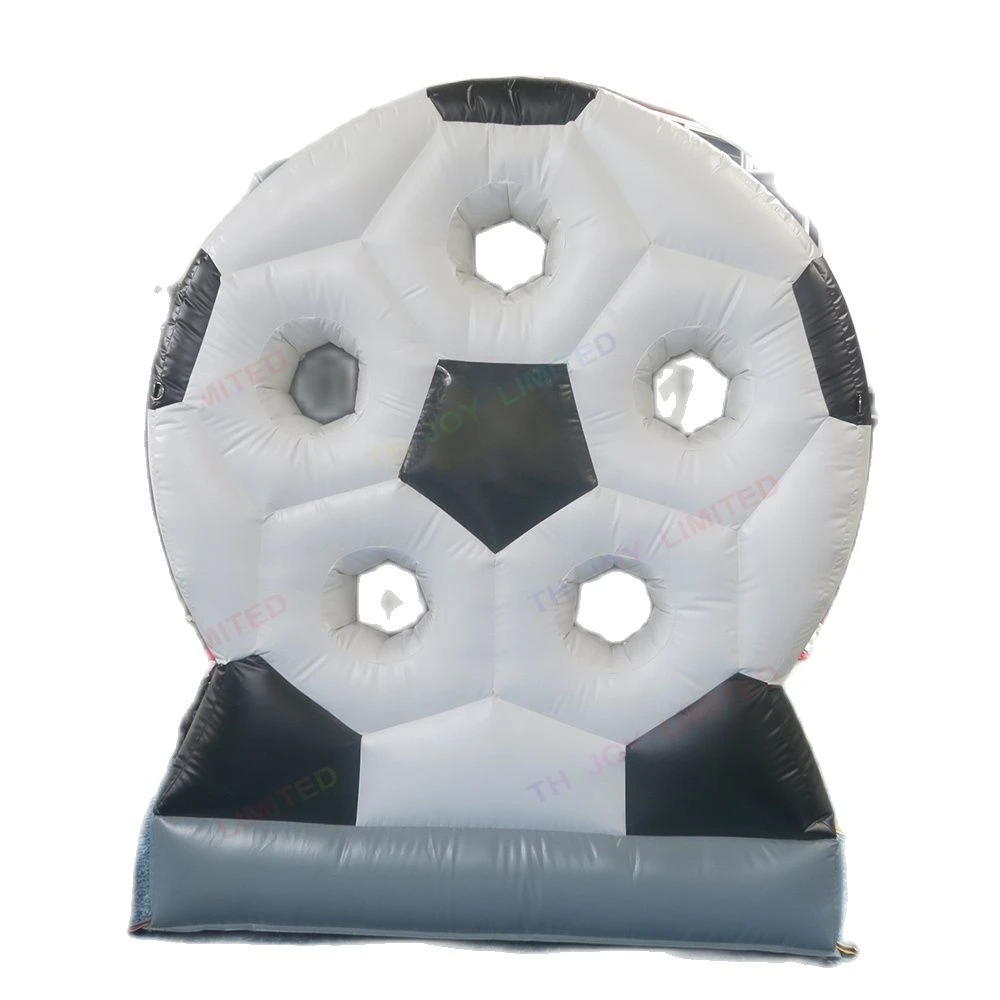 KickNThrow Football Target: Sports Props for Interactive Childrens Throwing Games