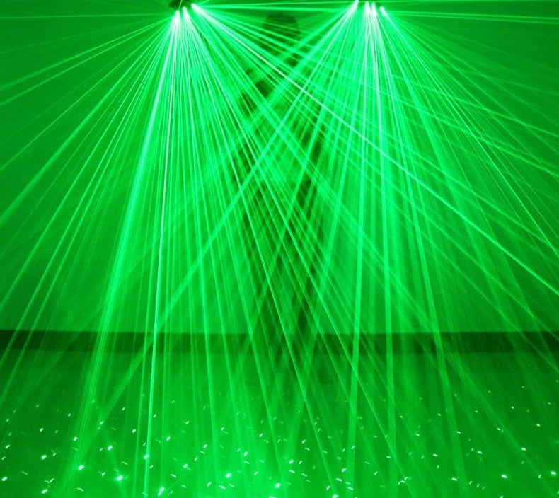 GiftsBite Store 2 in 1 Green Laser Strobe Light Nightclub Party Gloves