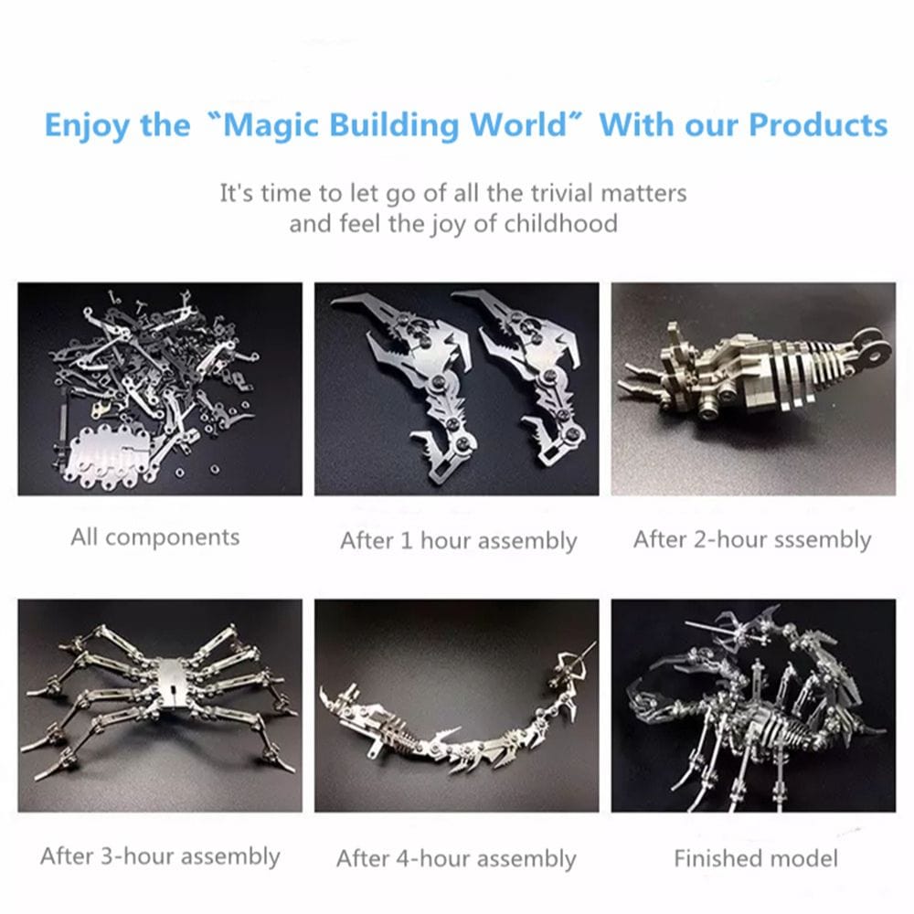 GiftsBite Store 3D Metal Animal Styling Steel Puzzle Models Kits