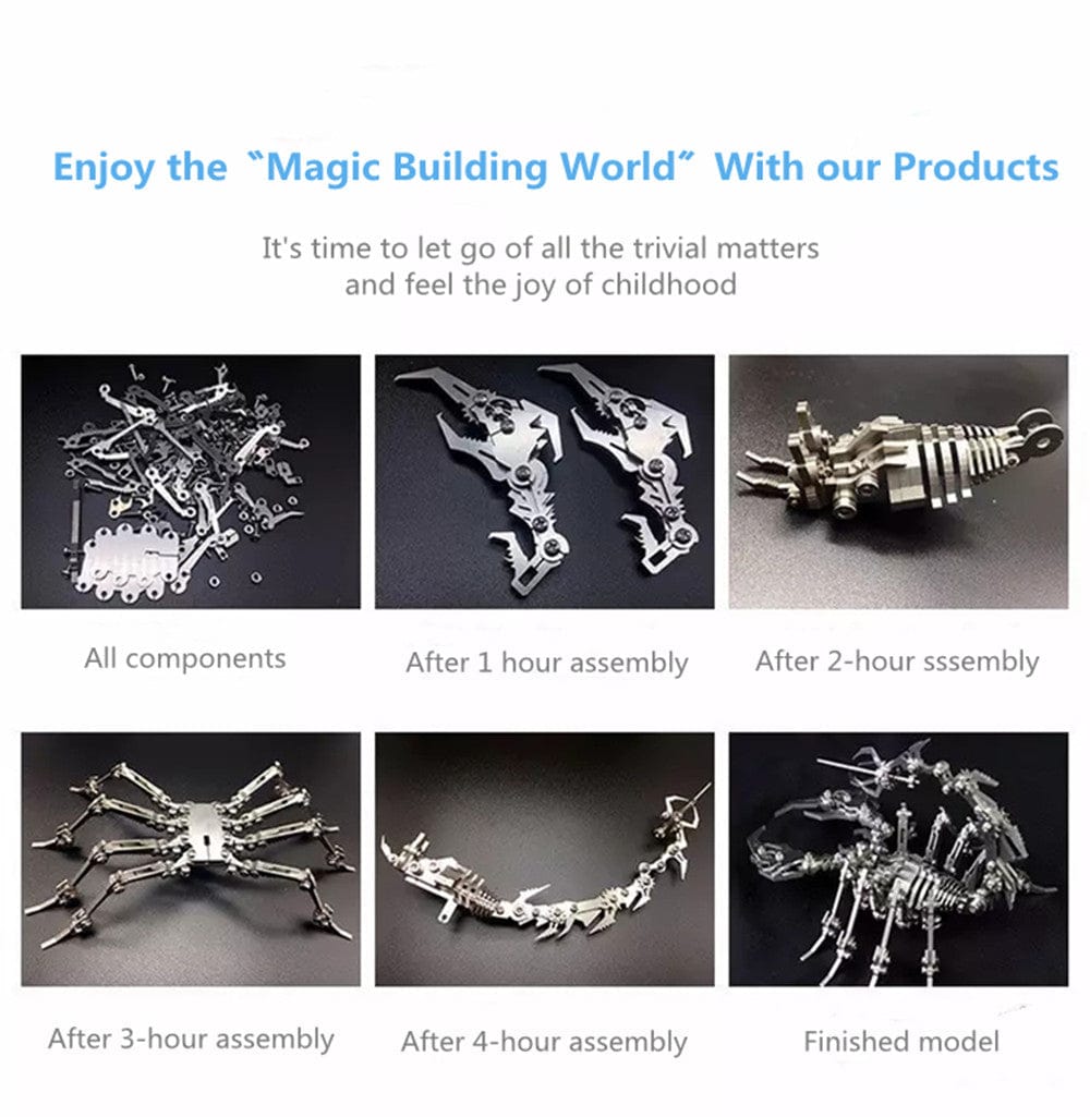 GiftsBite Store 3D Metal Animal Styling Steel Puzzle Models Kits