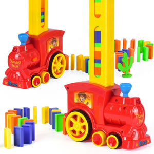 GiftsBite Store Automatic Domino Brick Laying Toy Train 46209449-plastic-domino-united-states