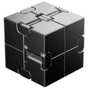 GiftsBite Store Black Creative Magic Infinite Cube Puzzle Fidget Toy 3256802779031044-Aluminum Black