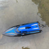 GiftsBite Store Blue 2.4G Remote Control Racing Speed Boat 3256801600330480-h100