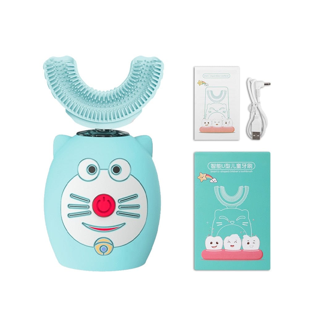 GiftsBite Store F 1-7 Years Old Smart Sonic Silicone Electric Toothbrush for Kids 1005003206541417-CN-F 1-7 Years Old