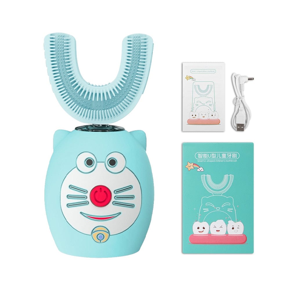 GiftsBite Store F 8-14 Years Old Smart Sonic Silicone Electric Toothbrush for Kids 1005003206541417-CN-F 8-14 Years Old