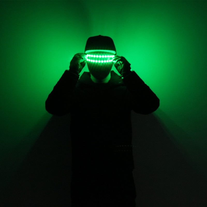 GiftsBite Store Green Strobe Light Glasses 2 in 1 Green Laser Strobe Light Nightclub Party Gloves 2251832786597507-Green glasses