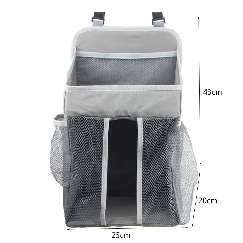 GiftsBite Store Grey 25x20x43cm BabyCrib - Hanging Foldable Diaper Storage Bag Organizer 1005004036003928-Grey 25x20x43cm