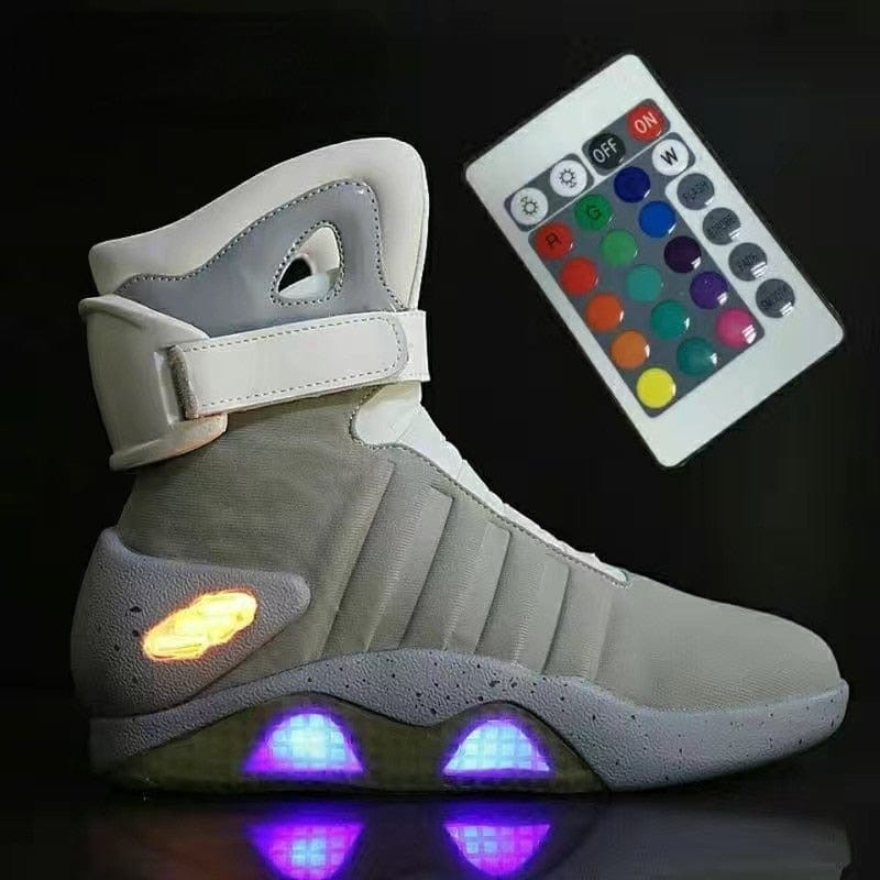 GiftsBite Store Grey Remote Control / 4.5 Back to Future USB Charging LED Boots with Remote Control 3256803857293480-Grey Remote Control-4.5