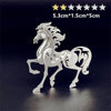 GiftsBite Store Horse 3D Metal Animal Styling Steel Puzzle Models Kits 3256803319525350-Horse