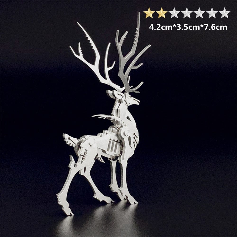 GiftsBite Store 3D Metal Animal Styling Steel Puzzle Models Kits