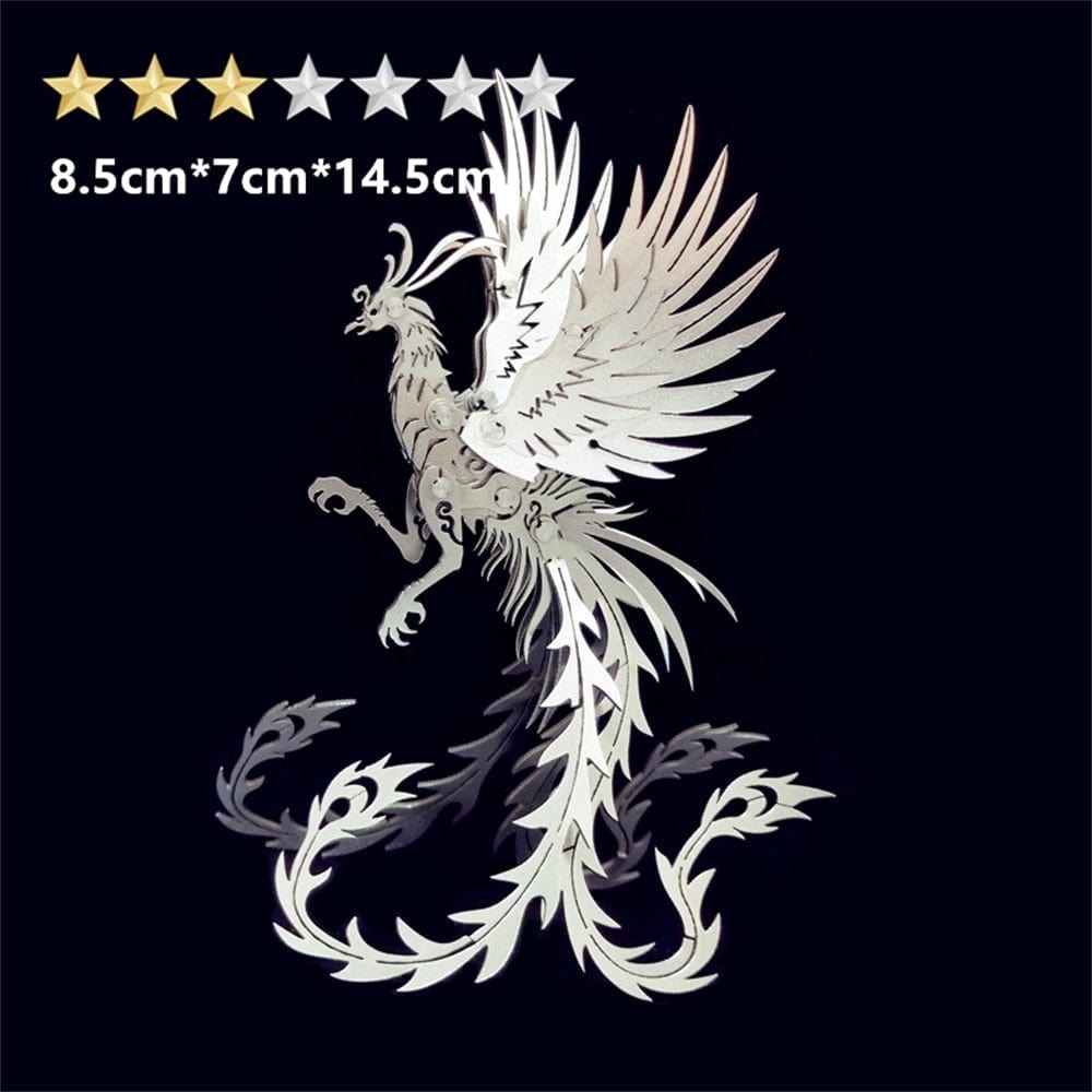 GiftsBite Store Liver bird 3D Metal Animal Styling Steel Puzzle Models Kits 3256803319525350-HS-018
