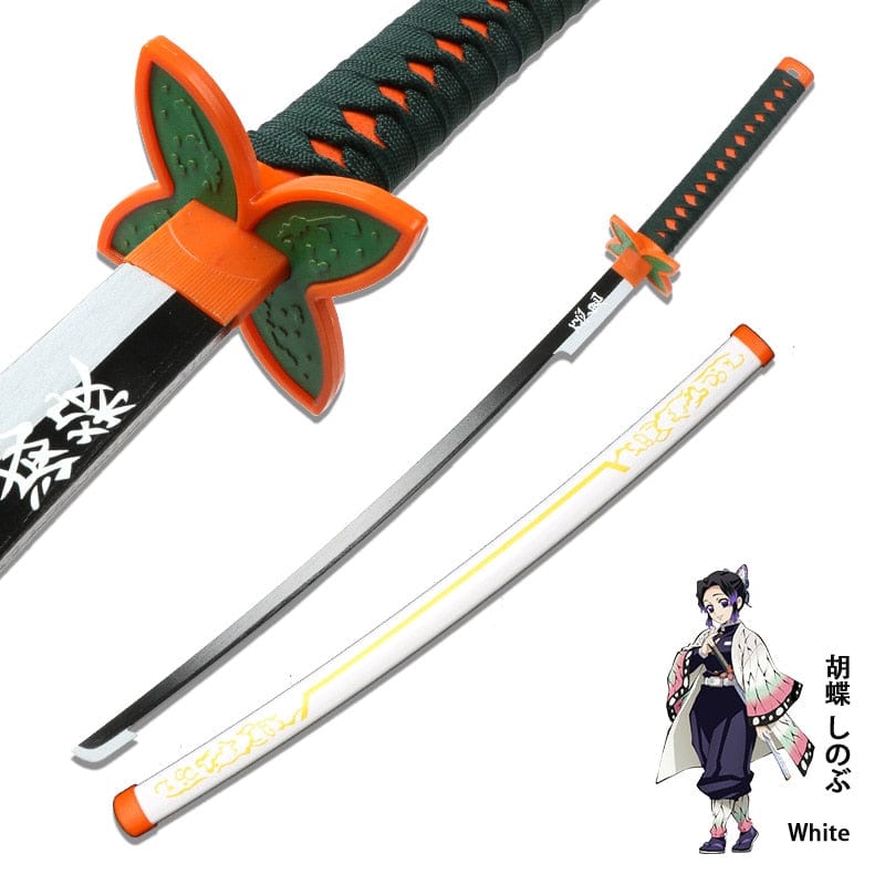 GiftsBite Store Kochou Shinobu White Self-assembly Demon Slayer Sword Anime Cosplay Katana 3256803519861642-United States-Kochou Shinobu White