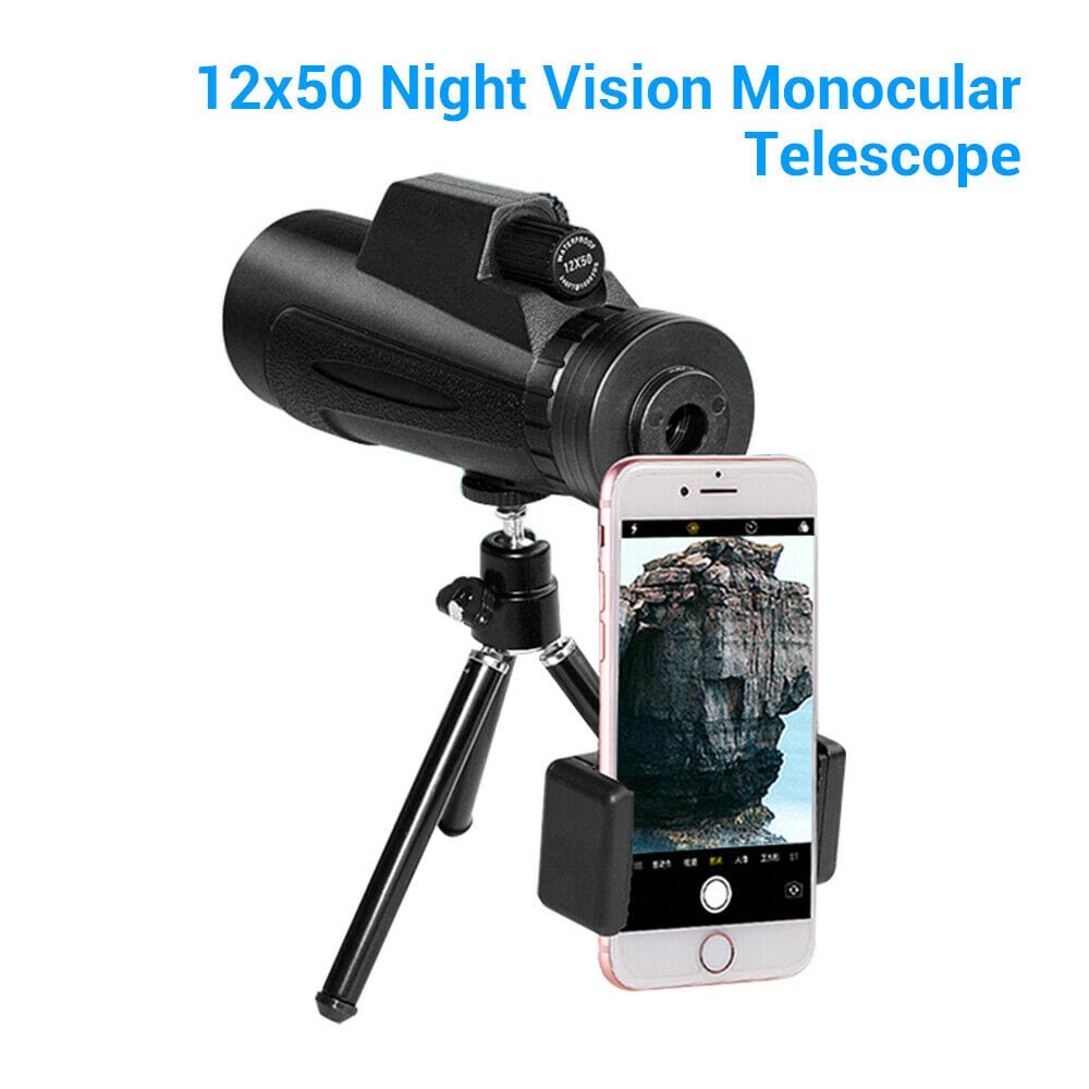 GiftsBite Store Mini 12x50 Night Vision Wifi IR Monocular Device 2255800744030561