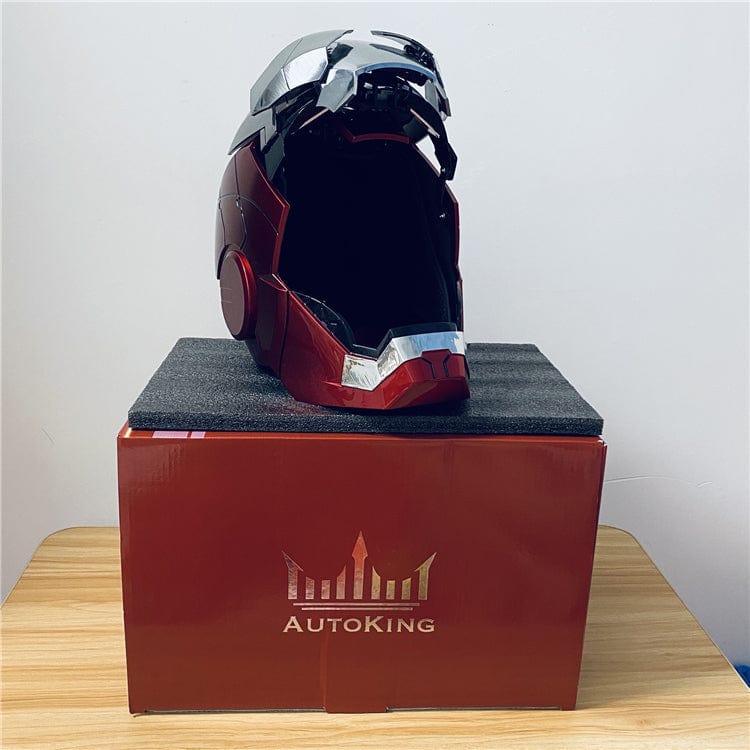 GiftsBite Store Premium MK5 with Remote Control Premium Iron Man Mk5 Voice Control Cosplay Helmet 49801409-60cm-adulet-size-mk5