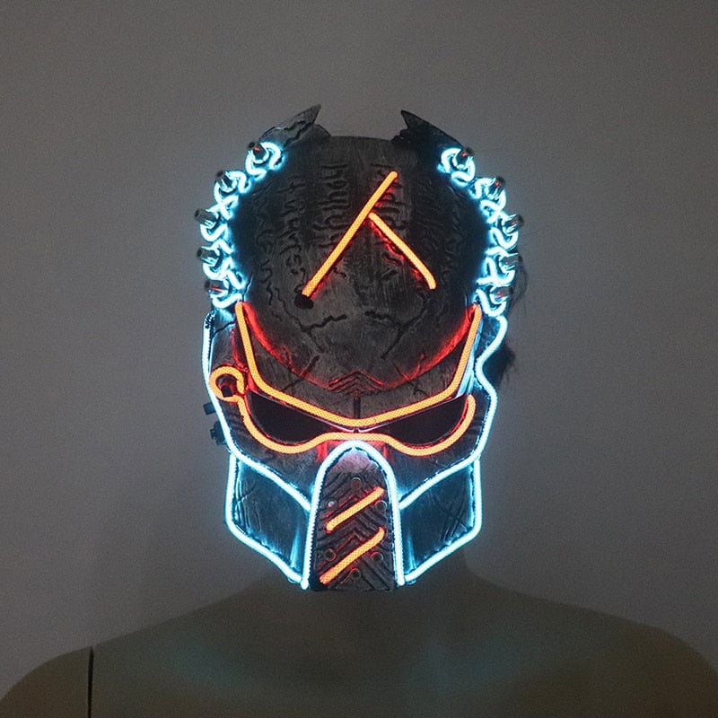 GiftsBite Store Red Laser Flashing Alien Cosplay Helmet 2255801168168690-One size-China