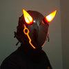 GiftsBite Store Red OX Horn Hellboy II LED Cosplay Mask Helmet 1005005082258154-Red OX Horn