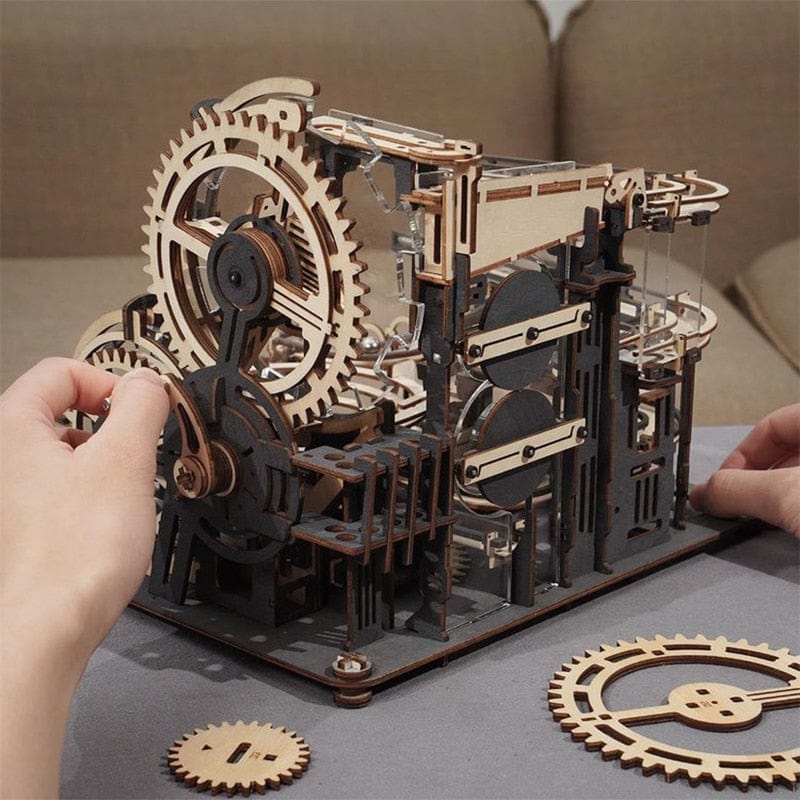 GiftsBite Store RoboTime Marble Run 3D Wooden Puzzle Set