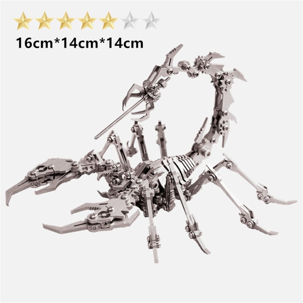 GiftsBite Store Scorpion King 3D Metal Animal Styling Steel Puzzle Models Kits 3256803319525350-Scorpion King