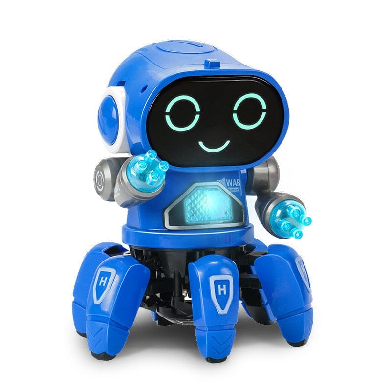 GiftsBite Store Six Claw Blue Electric Dancing Robot for Kids 3256801833276960-Six Claw Blue