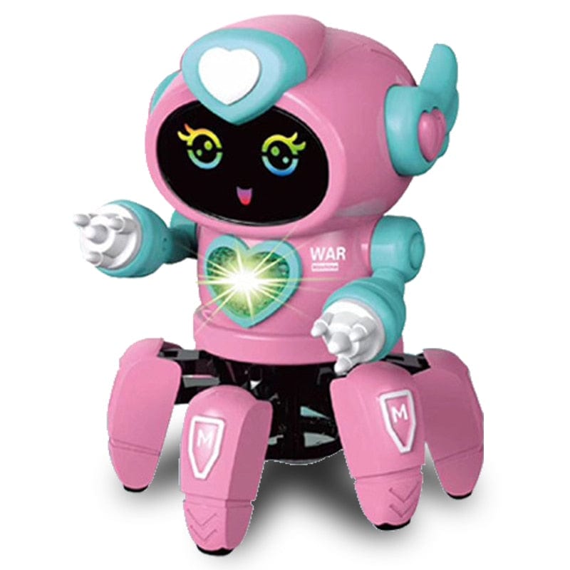 GiftsBite Store Six Claw Pink Electric Dancing Robot for Kids 3256801833276960-Six Claw Pink