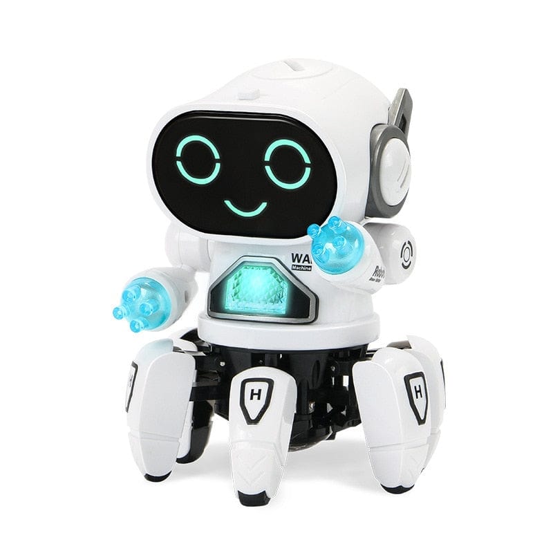 GiftsBite Store Six Claw White Electric Dancing Robot for Kids 3256801833276960-Six Claw White