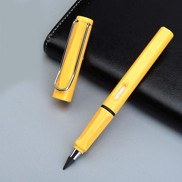 GiftsBite Store yellow Unlimited No-Ink Colorful Eternal Magic Writing Pen 1005004666278475-yellow