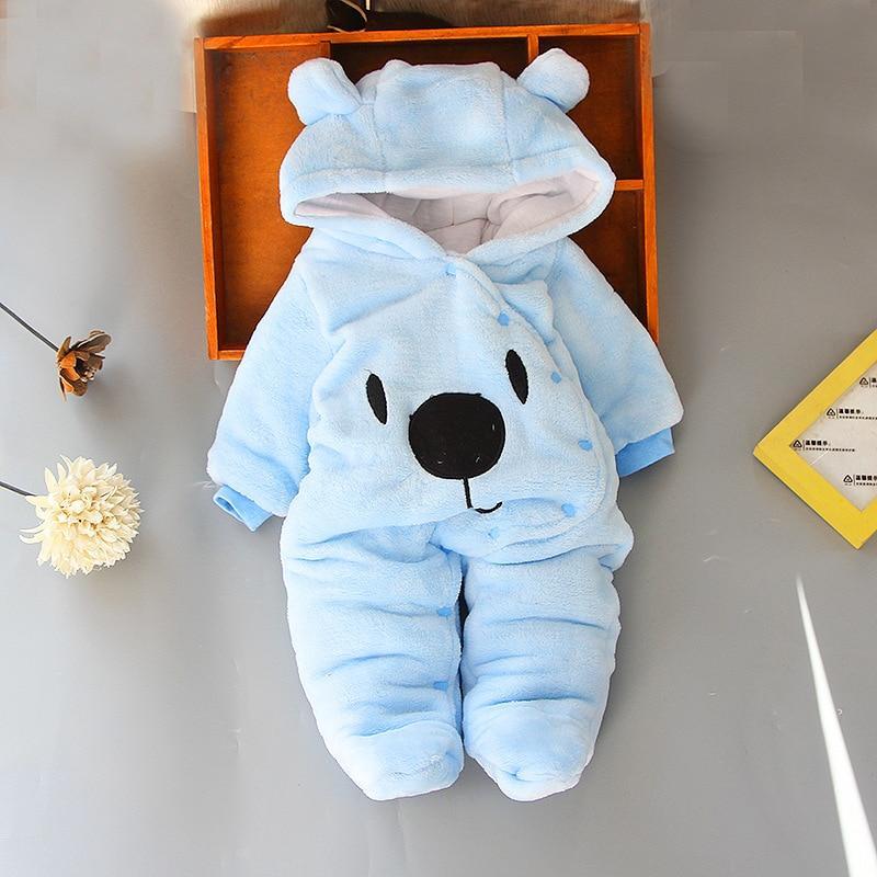 GiftsBite Blue / 3 Months Newborn Bear Romper 28615622-blue-3m