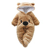 GiftsBite Brown / 3 Months Newborn Bear Romper 28615622-brown-3m